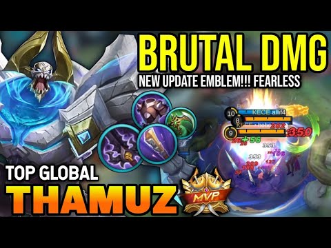 THAMUZ BEST BUILD 2023 | TOP GLOBAL THAMUZ GAMEPLAY | MOBILE LEGENDS✓