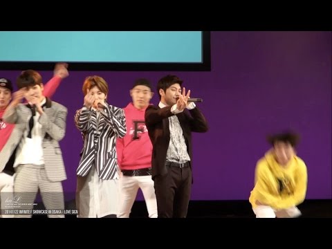 141122 INFINITE F SHOWCASE in Osaka 1st 恋のサイン메인보컬 명수 FOCUS