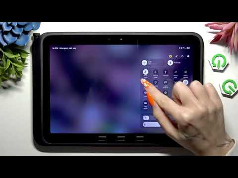 SAMSUNG GALAXY TAB ACTIVE5 PRO – How to Turn On/Off Auto-Rotate Screen