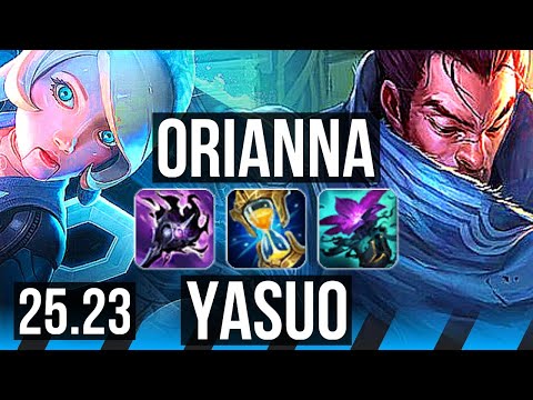 ORIANNA vs YASUO (MID) | KR Master | 25.23