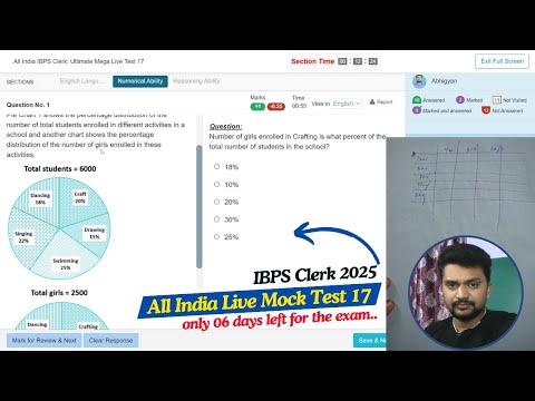Testbook IBPS Clerk Prelims Live Mock Test 17 | How I got 97.52 %ile in This Mock | Share Your Score