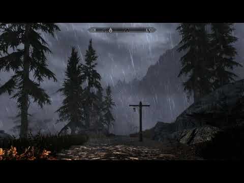 Modded Skyrim ULTRA Photo-Realistic HD 4K walking Skyrim Riverwood to Whiterun