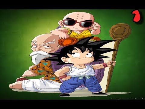 Dragon Ball: Goku and Krillin train with Master Roshi