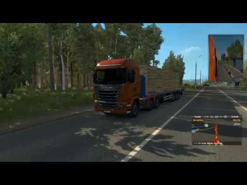 ETS2 1.35 Promods 2.41/SCANIA R500​/Logitech​ g27​/Pskov-Vyborg​