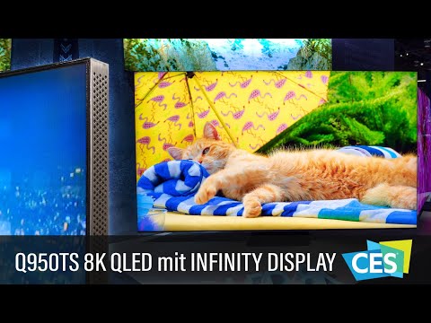 SAMSUNG Q950TS 8K QLED mit INFINITY DISPLAY (CES 2020)
