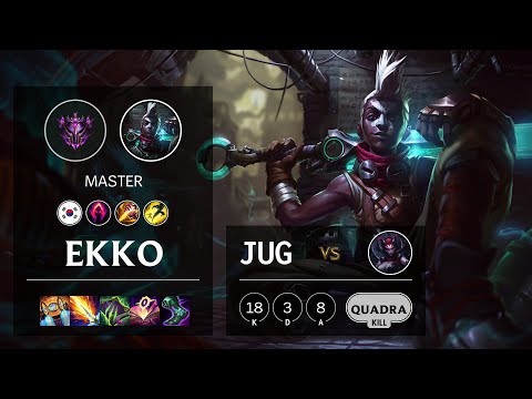 Ekko Jungle vs Elise - KR Master Patch 10.24