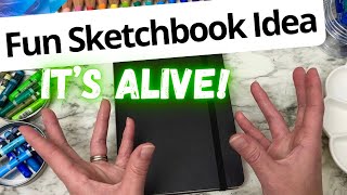 🎨 A NEW SKETCHBOOK IDEA💡 Frankenstein's Monster MASH! 🧩
