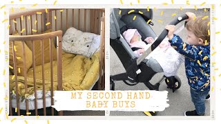MY SECOND HAND BABY BUYS 👶 BUYING MY BIG BABY ITEMS SECOND HAND 🤰 THRIFTING MY BABY ITEMS 🍼