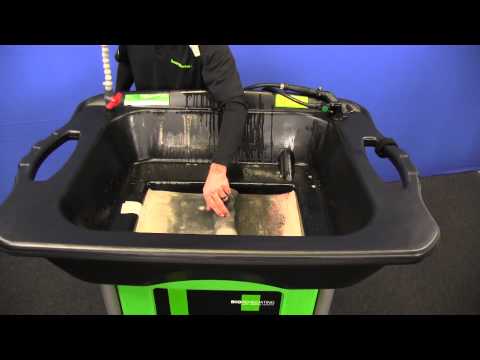 THE SW-37 MOBILE HEAVYWEIGHT - SMARTWASHER BIOREMEDIATING parts washer