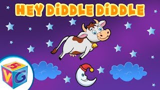 Hey Diddle Diddle Kids Song - Watch the Cow Jump Over the Moon