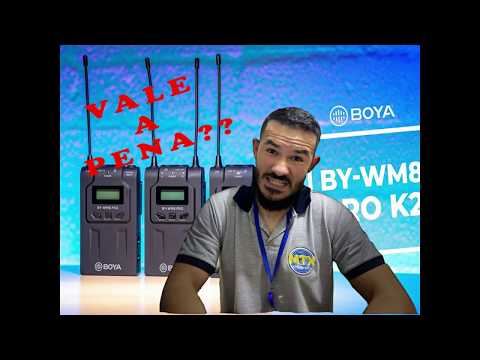 BOYA BY-WM8 Pro-K2 dviejų kanalų bevieliai mikrofonai video