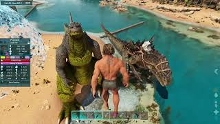 ARK ASCENDED GODZILLA MODS! Godzillark TLC vs Cyrus' Kaijus Prismorax.