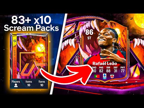 UNLIMITED 83+ x10 SCREAM PACKS! 😨 FC 26 Ultimate Team