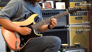 Video thumbnail for Blue Guitars - Xotic / XSS-1 Twisted Guava (Black Base) Super Light Aged / Alder by Blue Guitars
