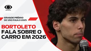 Gabriel Bortoleto abre o jogo sobre carro para temporada de 2026
