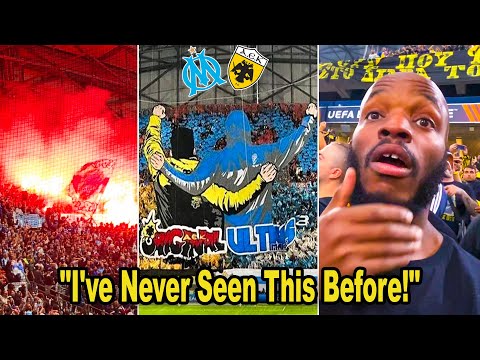 I EXPERIENCED A ONCE IN A LIFETIME FOOTBALL MATCH - OLYMPIQUE DE MARSEILLE VS AEK ATHENS