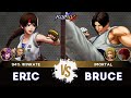KOF XV ️ERIC Mature Athena Yuri Vs BRUCE Blue Mary Najd Kim ️Replay Match 08 25