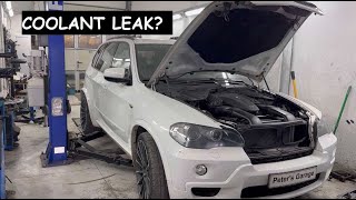BMW X5 E70 Coolant tank replacement