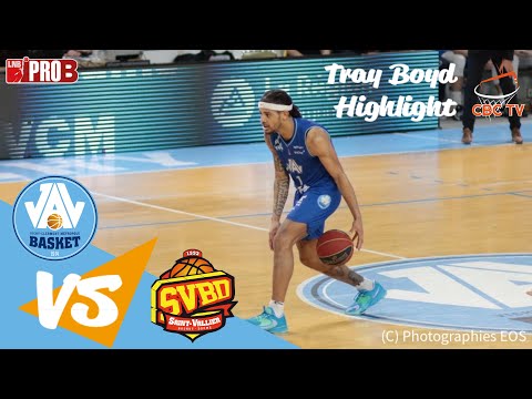 Tray Boyd | Highlights | JAVCM - J.A. Vichy-Clermont Métropole vs Saint Vallier Basket Drôme | Pro B