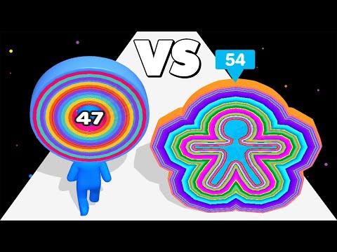 LAYER MAN (vs) LAYER RUNNER 3D - Satisfying ASMR Gameplay