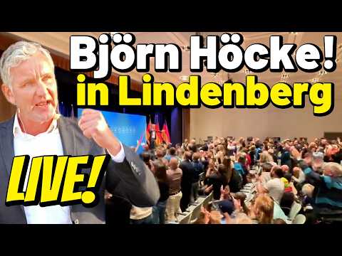 LIVE ❗ Björn Höcke in Lindenberg & GEGENDEMO AfD Bayern Allgäu Kommunalwahlen Redeverbot aufgehoben