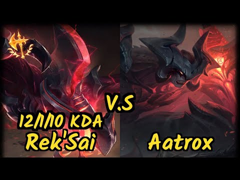 OPT Meteos (REK'SAI) vs AATROX - 12/1/10 KDA JUNGLE GAMEPLAY - NA Ranked DIAMOND