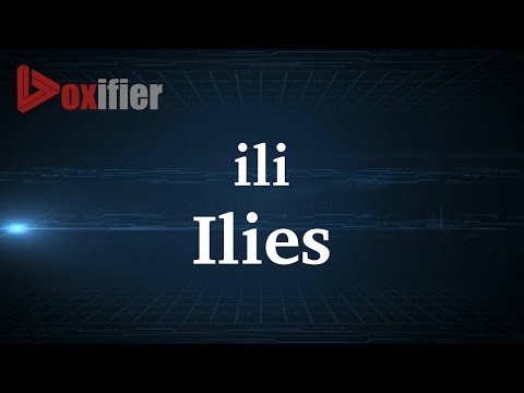 How to Pronunce Ilies in French - Voxifier.com