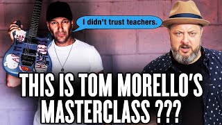 Video thumbnail for Guitar Teachers REACT to Tom Morello's MasterClass w/ @Guitargate by Marty Music