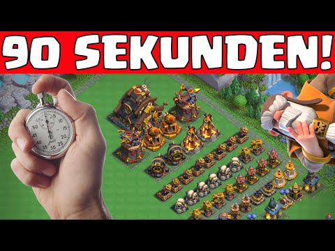 CLAN CITY explained in 90 seconds! 💪😱 Clash of Clans * Coc