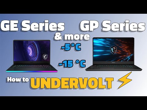 MSI Gaming Laptop EASY UNDERVOLT // LOWER TEMPS -5°C TO -15 °C // i7-10870H