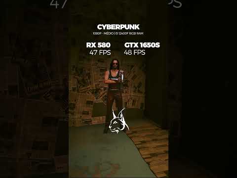 RX 580 VS GTX 1650S - Teste em jogos #shorts