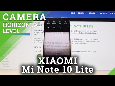 How to Enable Spirit Level in Camera in XIAOMI Mi Note 10 Lite – Camera Level