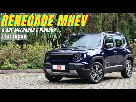 JEEP RENEGADE LONGITUDE MHEV - Agora com SISTEMA MICRO-HÍBRIDO e VISUAL atualizado mas VALE a pena?