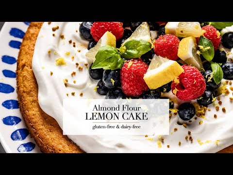 Almond Flour Lemon Cake Recipe (Gluten Free & Paleo Option)
