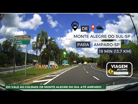 SP-360 | DE MONTE ALEGRE DO SUL-SP PARA AMPARO-SP | PELA RODOVIA GERALDO MANTOVANI! 🚗