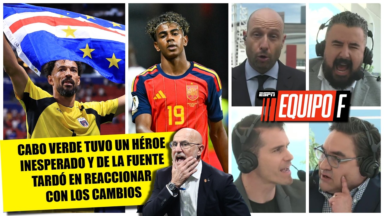 ESPAÑA se quedó sin FURIA ante CABO VERDE y Álvaro le dio con todo: ¡HIZO EL RIDÍCULO! | Equipo F