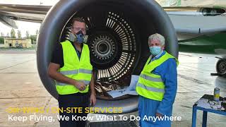 On Wing / On Site Services: Transavia France fandisk repair