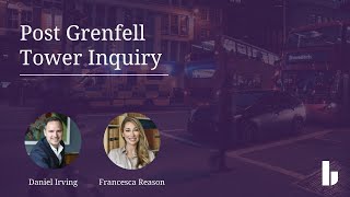 Implementing the recommendations of a public inquiry after the Grenfell Tower Inquiry report