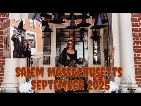SALEM MASSACHUSETTS VLOG- spooky season is here!!! 🎃✨🧹