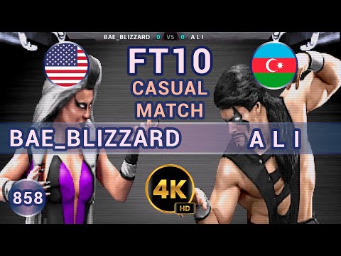 UMK3 - 🇺🇸 BAE_BLIZZARD vs A L I 🇦🇿 FT10 / 4K 60 FPS #umk3 #ultimatemortalkombat3 #t99h #fightcade