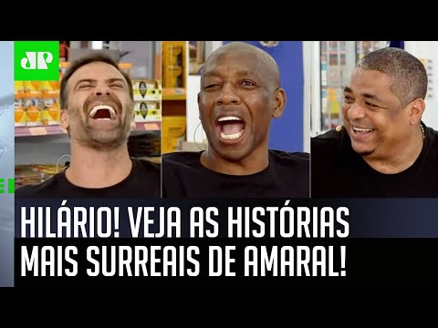 SENSACIONAL! Amaral conta HISTÓRIAS HILÁRIAS e FAZ GERAL CHORAR DE RIR! (RESENHA HISTÓRICA!)