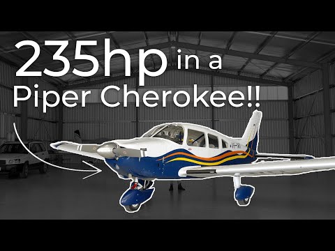 The most OVERPOWERED Piper Cherokee ever! | Walkaround & Flight
