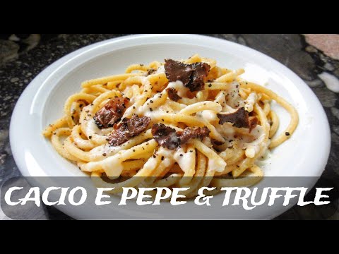 CACIO E PEPE & BLACK TRUFFLES - an incredible explosion of flavors!