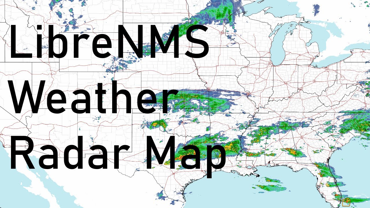 LibreNMS Weather Radar Map