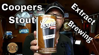 Coopers Stout with Dry Malt Extract | No extra additions | Extract Brewing