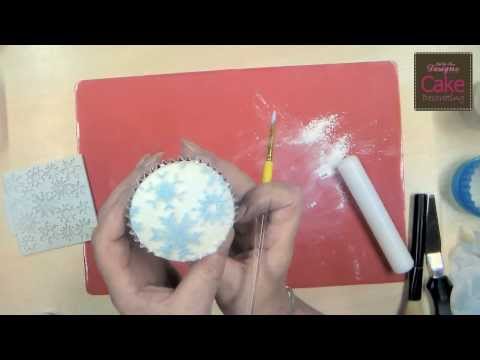 SNOWFLAKE design mat silicone icing sugarcraft mould SNOWFLAKE design mat silicone icing sugarcraft mould