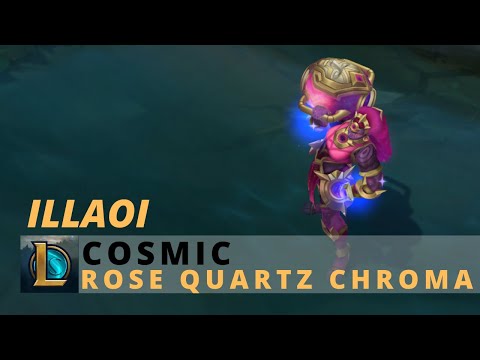 Cosmic Illaoi Rose Quartz Chroma - League Of Legends
