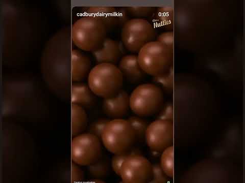Cadbury dairy milk Nuttuies Cadbury chocolate 🍫 Balls#shorts #cadbury #dairy #nutties