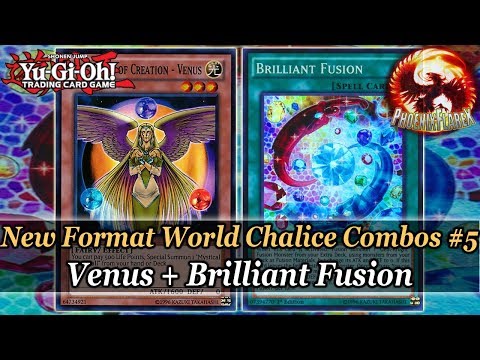 Yu-Gi-Oh! New Format World Chalice Combos: Venus + Brilliant Fusion = Drawing 3 & +6 Card Advantage