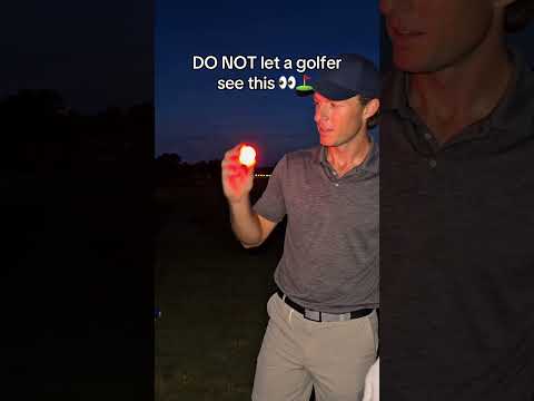 LED Golf Balls - Perfect for night golf🙌🤩 #golf #golftiktok #golfing